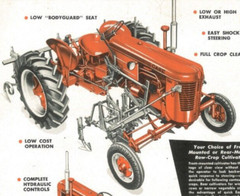 New J. I. Case VAC-14 All Purpose Tractor Color Brochure Low Seat 2 Plow Power