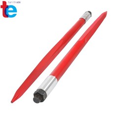 39″ Hay Bale Spear 3000lbs Capacity Bale Spike Quick Attach Tractors Loader 2Pcs