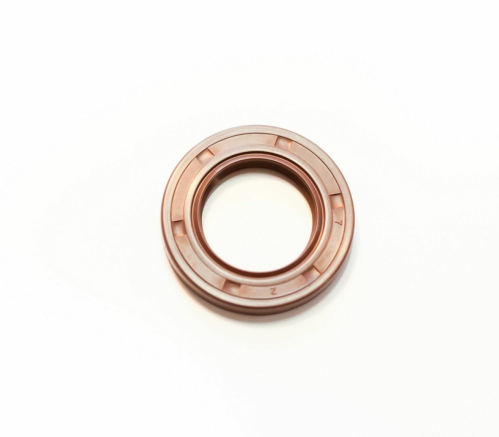 EAI 32x47x10mm FPM/FKM Oil Shaft Rotary Seal w/ Stainless Steel Spring Dbl Lip