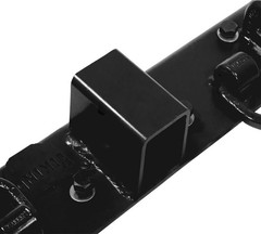 5-1/2″x22″ Black Tractor Bucket Grab Hooks Bolt 2″Hitch Receiver for Deere 1025R