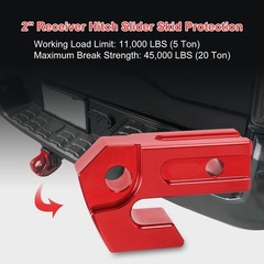 Hitch Slider, 2″ Towing Hitch Receiver Skid Protection 45,000 lbs | Compatibl…