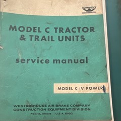 WABCO Model C Tractor & Trailer Units Service Manual for WABCO Tractor