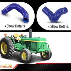 Blue Radiator Hose Set Upper Lower & Bypass Hoses Fit For John Deere Models