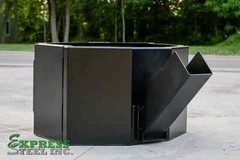 Concrete Bucket Tip to Pour HD Concrete Bucket FitsUNIVERSAL SKID STEER WE SHIP