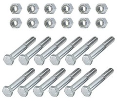 Grade 5 Shear Bolts for Rotary Cutters 1/2″ x 3-1/2″ 12 Pack
