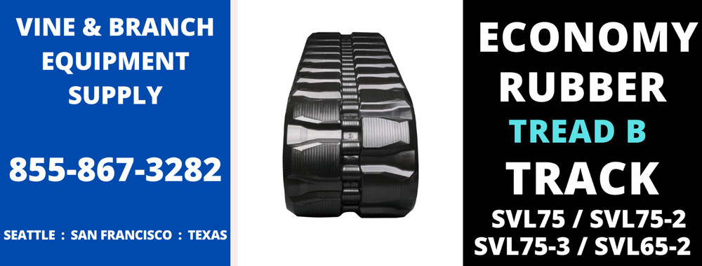 ECONOMY RUBBER TRACKS KUBOTA SVL75 / SVL75-2 / SVL75-3 / SVL65-2 (16in Wide)