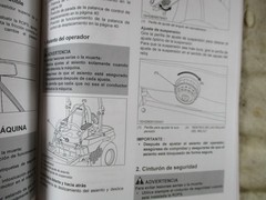 Kubota Z724 Z726 English Spanish Operators Manual K3851-71251