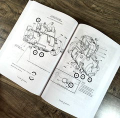 Allis Chalmers Model F Gleaner Combine Service Shop Repair Manual Workshop Book