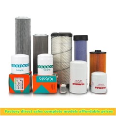 For XCMG XE55 60 65 75 excavator oil diesel air filter inlet filter pilot filter