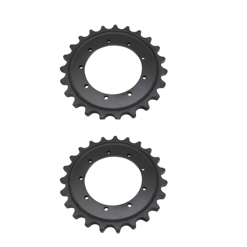 For Kubota KX121-2 KX121-3 Black Drive Sprocket 2PC 9 Holes 23 Teeth RD11814433