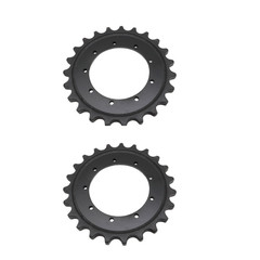 For Kubota KX121-2 KX121-3 Black Drive Sprocket 2PC 9 Holes 23 Teeth RD11814433