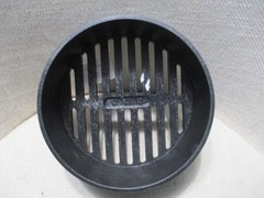 40 Drain Grate 6 in Dia 6-3/4 in L 6-3/4 in W Round, 1/4 in Grate Opening NDS