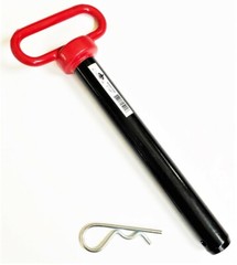 1 GOLIATH INDUSTRIAL RED HANDLE 1″ X 8″ TRACTOR HITCH PINS WAGON TRAILER RHP10L