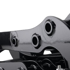 Black Steel Grapple for Mini Excavator 0.8-1.8T Powder Coated Surface