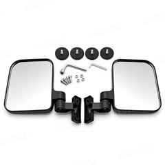 2PC Tractor Rear Side Mirrors Rated Magnetic Mirror LH& RH For Kubota John Deere