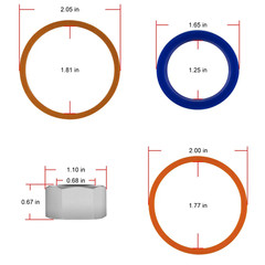 6803329 Hydraulic Lift Cylinder Seal Kit for Bobcat 742 743 753 444 500 520 642