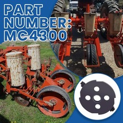 1Pcs For Allis-Chalmer to John Deere Lustran Seed Plate Adaptor MC4300 Silvery