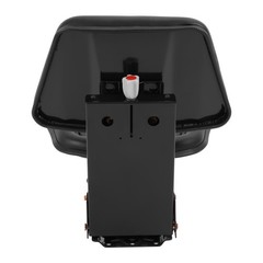 Black Universal Suspension Tractor Seat For John Deere Massey Ferguson Ford