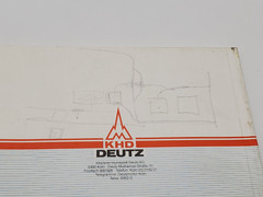 KHD Deutz AG Motor – Lot of 5 Manuals – Catalog, Instruction, Operation, English