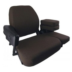Dark Brown Instructional Seat Fits John Deere 3055, 3140, 3150, 3155, 3255, 4030