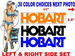 Hobart Welder Decal Kit Vinyl Decals Stickers 30 color choices