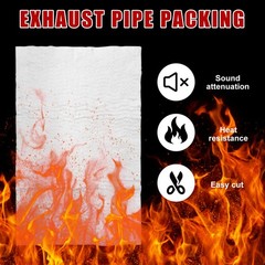 Yourkar Muffler Mat 13.8×9.8×0.3 Inch Fiberglass