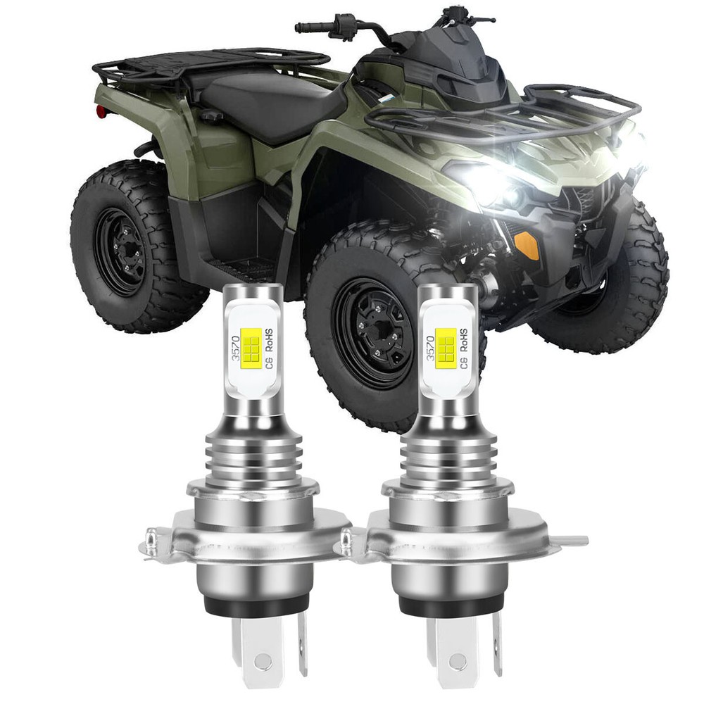 2 Super bright LED headlight bulbs for Can-Am Outlander L MAX 570 2016 710000871