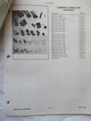 1992 Deutz Allis Chalmers Tractor Electrical Equipment Head Lamps Catalog Manual
