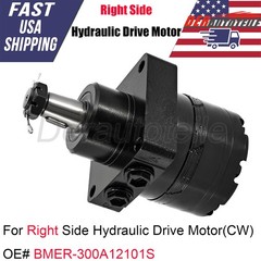 RIGHT Side Hydraulic Drive Motor BMER300A12101S for AGT Skid Steer Loader YSRT14