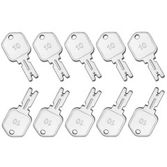 20PCS 166 Forklift Key Hyster Heavy Equipment Keys For Clark Yale Komatsu Crown