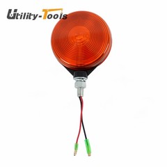2 Pack 3C081-75870 Red/Amber Round Side Marker Light Lamp Dual Face Turn Signal