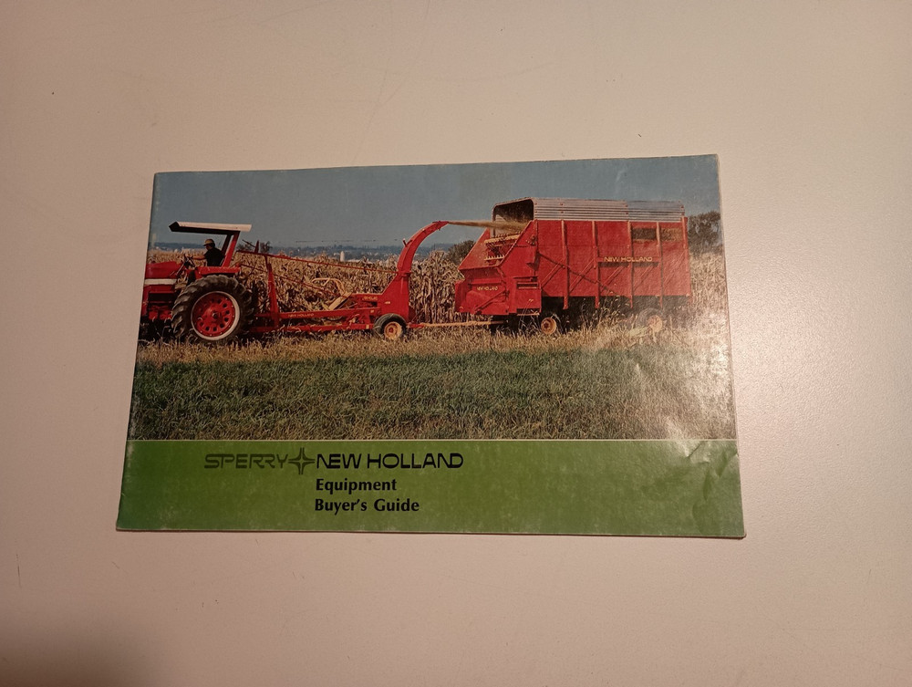 1974 Sperry New Holland Equipment Buyer’s Guide Sales Brochure