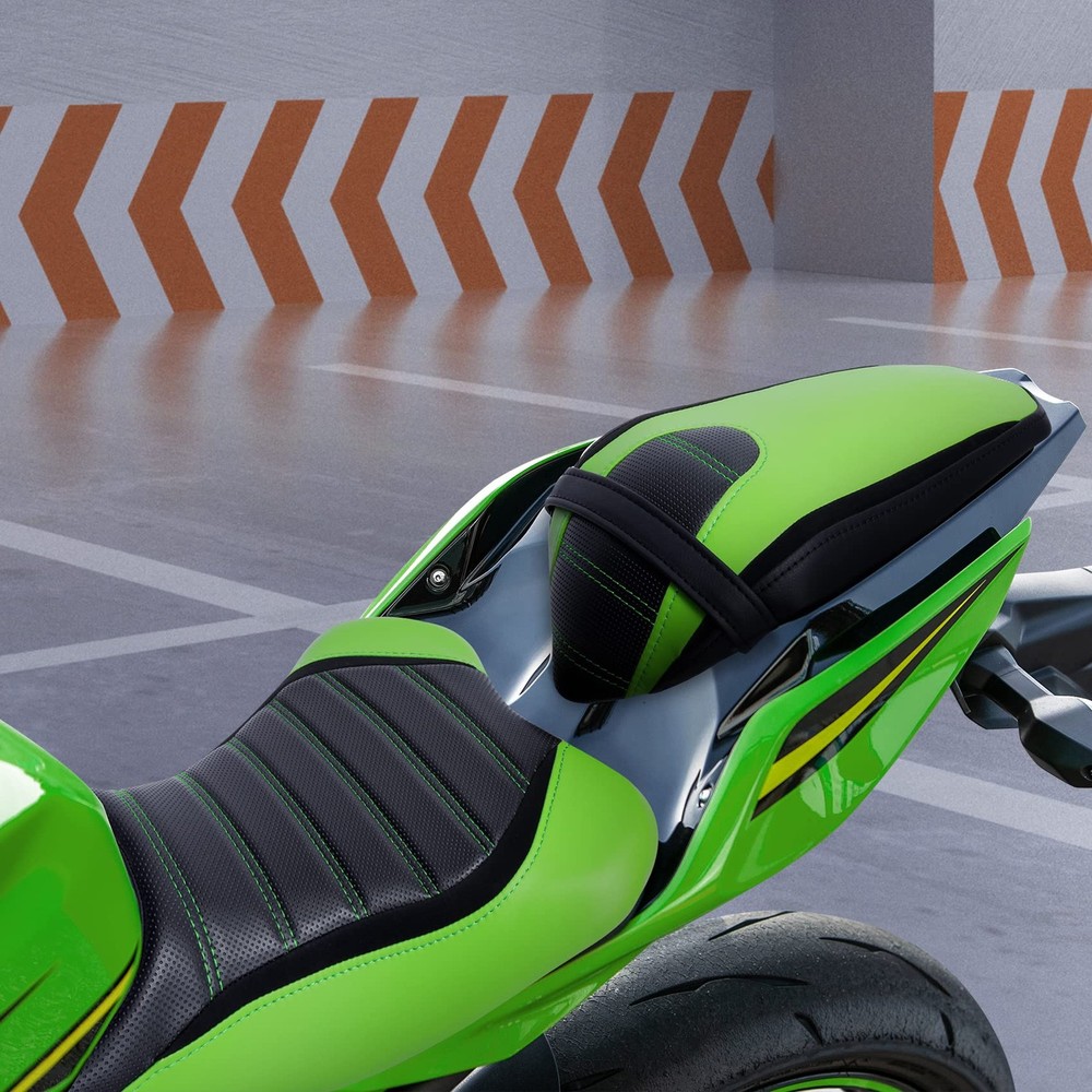 Rider Passenger Seat for Kawasaki Ninja 400 EX400 2018-2023 Z400 2019-2022 Green