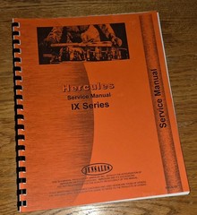 Hercules IX Series Operation & Service Manual 4 Cylinder Engines HE-S-IX