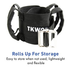 Transfer Belt with Handles by TKWC INC – #2305 – 1 Count (Pack of 1), Black