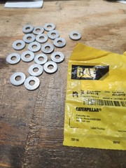 Qty 19** OEM Cat 5P-4115 Washer 1/4” ID (5P4115)
