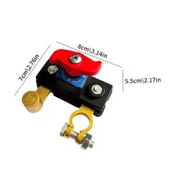 Car Battery Disconnect Isolator Cut Off Switch 12/24V Universal Battery Terminal