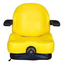 Trac Seats Yellow ProRide Suspension Seat for John Deere Mower Part # AUC11927