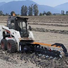 Wolverine 48″ Skid Steer Loader Hydraulic Trencher Attachment 8″ W TCR-12-48H
