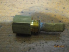 Farmall H and M and others Fuel Screen Fitting for in the Carburetor #29902DX