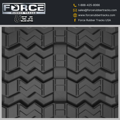 13″ Zig Zag Rubber Tracks 320X86X49 Fits T180, T190 T550, T590, T595 SHIPS FREE