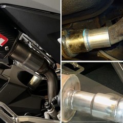 Exhaust Adapter Connector 2 1/8″ ID to 2 1/8″ ID, E Size: 2 1/8 ID to 2 1/8 ID