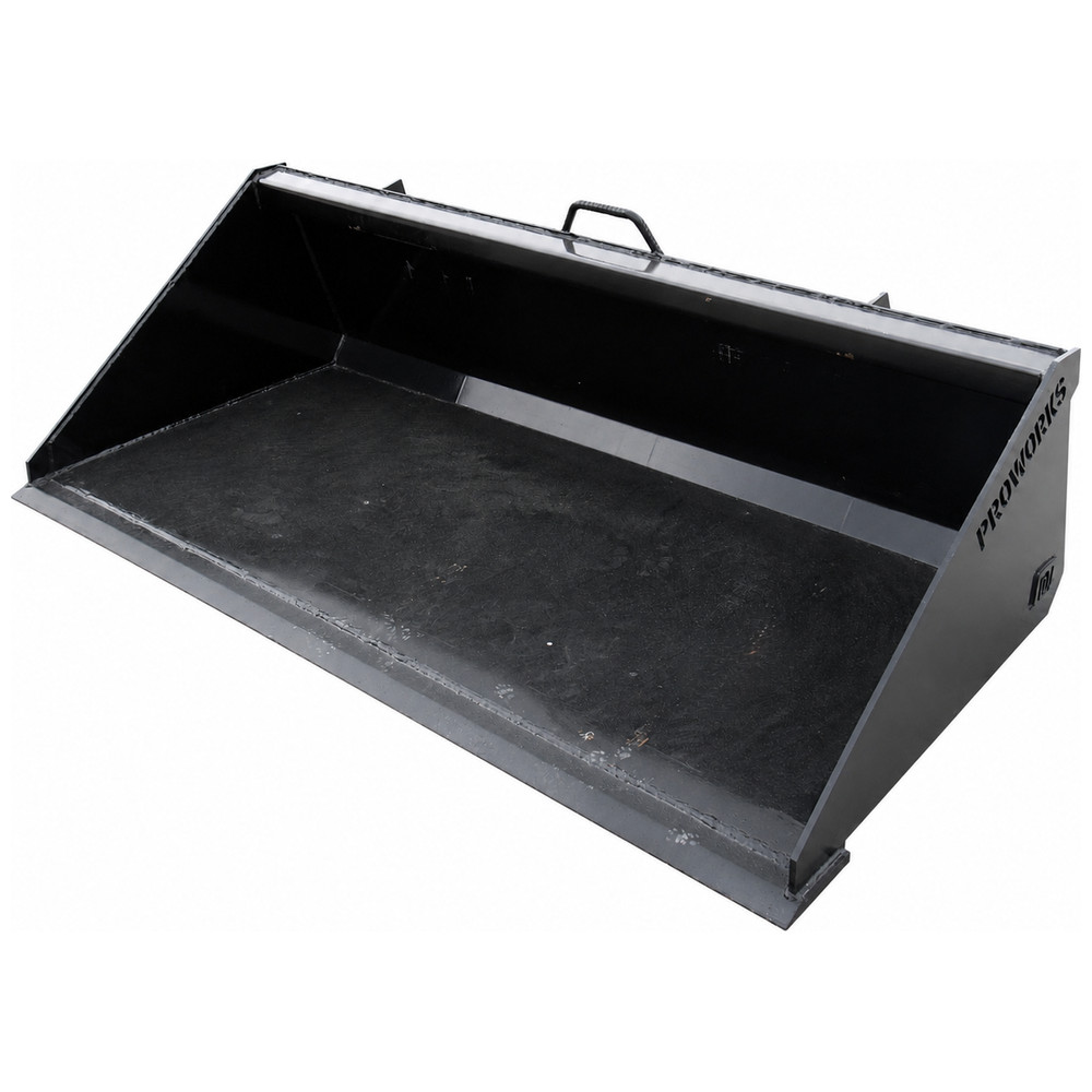 72″ Smooth Bucket Attachment Standard Duty Fits Skid Steer Compact Tractor USA