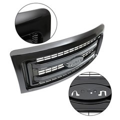Gloss Black Plastic Front Upper Grille for F150 2009-2014 DL3Z8200CA