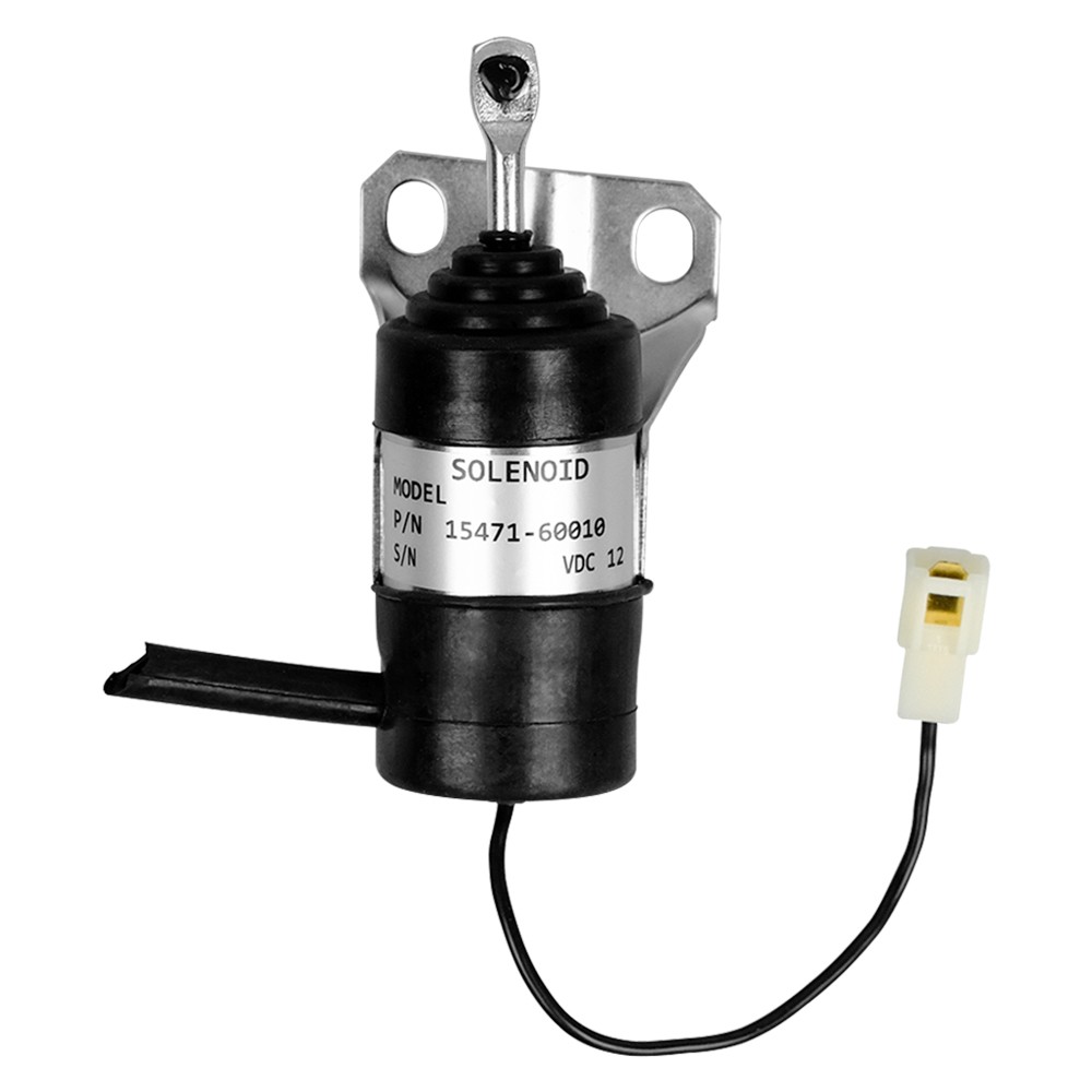15471-60010 12VDC Fuel Shut Off Solenoid Fit for Kubota R400B R410 R410B R420