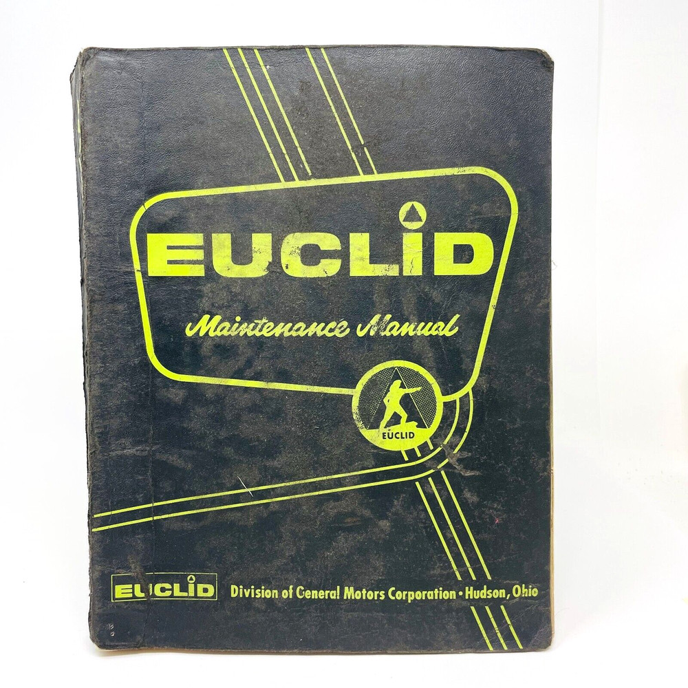 1964 Euclid Maintenance Manual GM Series 3, 4, 6-71, 71E, 71N, 71T Diesel Engine