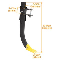 6 Steel Scarifier Shank w/Hardware For ATV/UTV Manual Implement Lift 1 Point