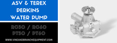 OEM WATERPUMP FOR ASV / TEREX / RC60 / PT60 / R190 / R160 / RT60