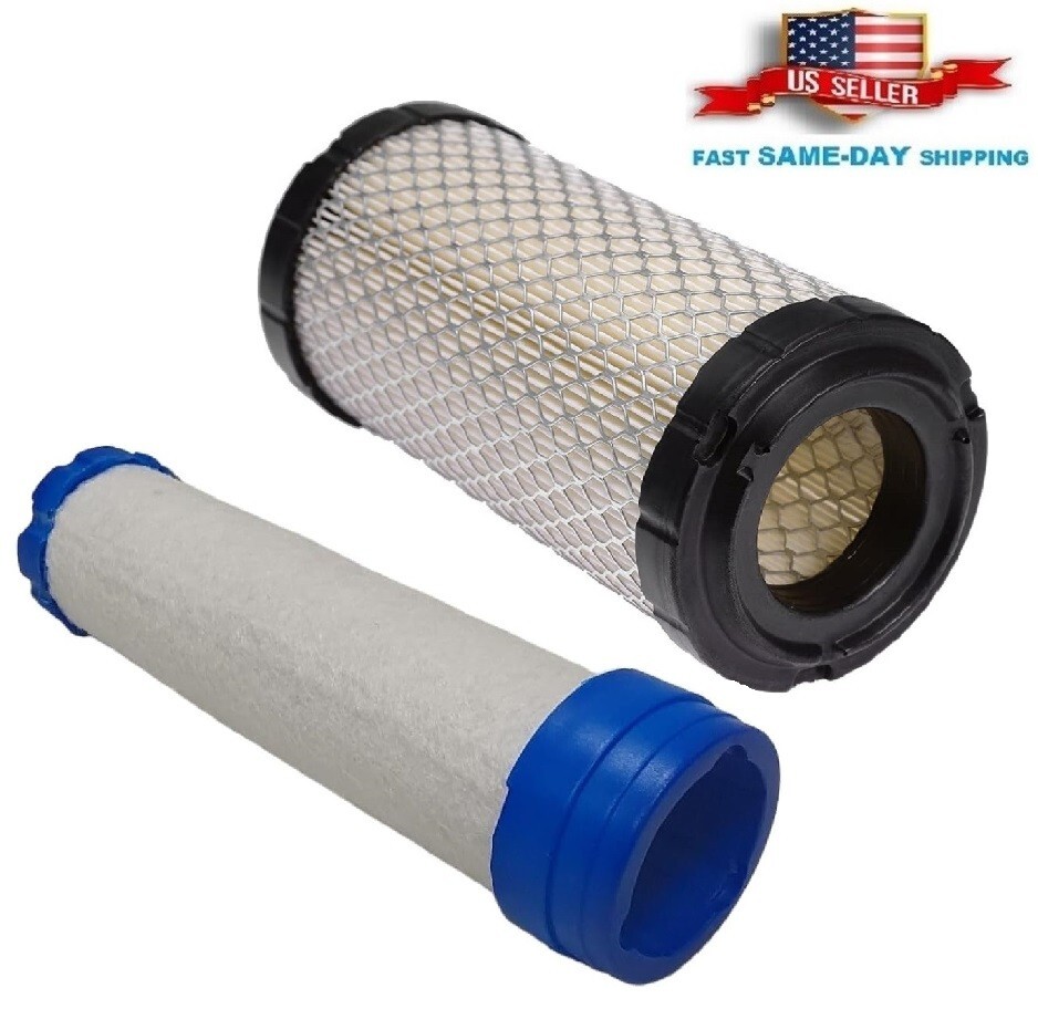 Inner Outer Air Filter for Kubota BX2670 ZD25F ZD28 ZD321 WG752 WG972 Z482 Z602