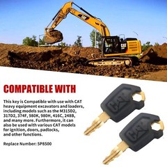10PCS CAT Caterpillar 5P-8500 Heavy Equipment Ignition Keys 5P8500 Excavator